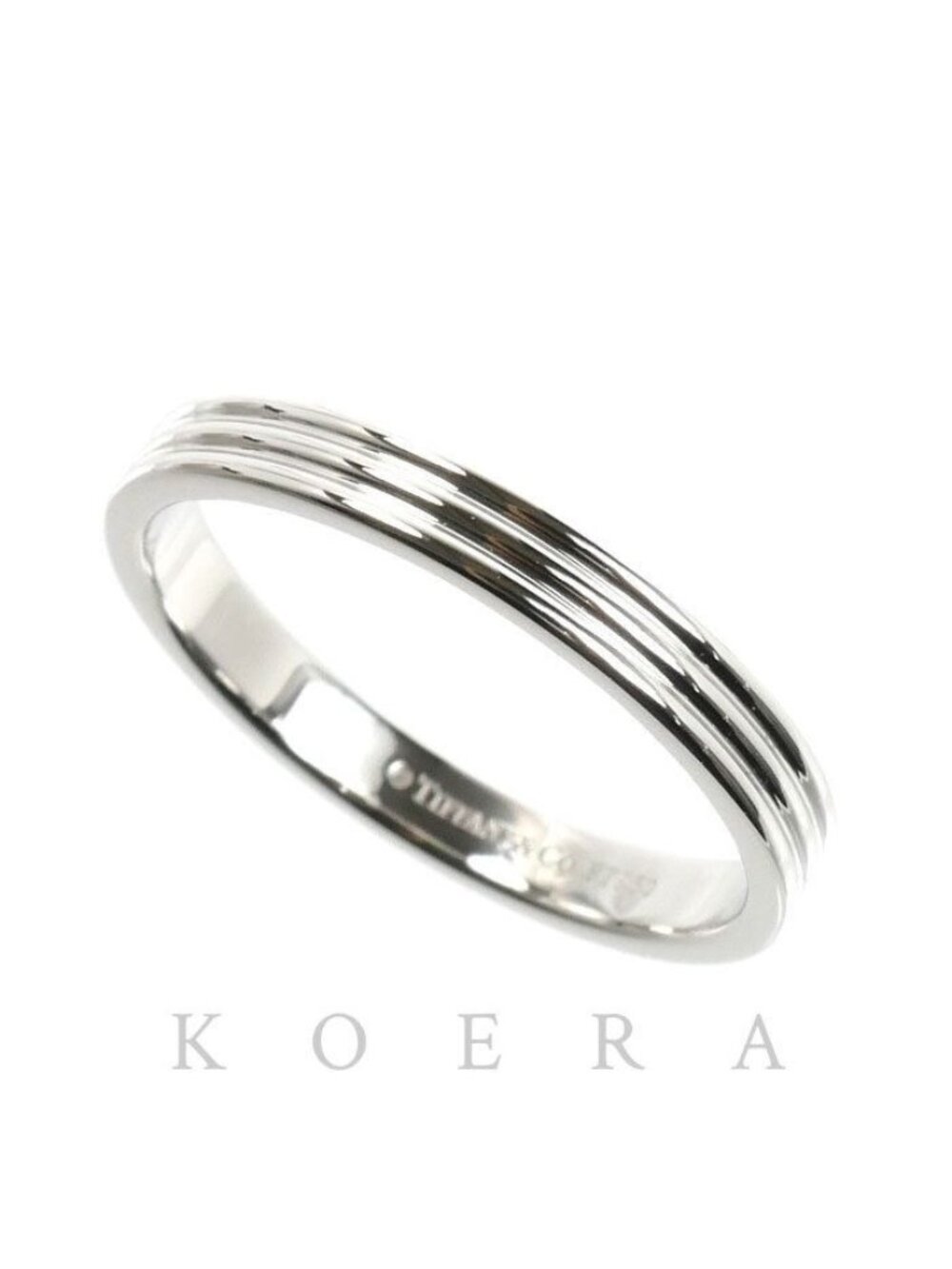 Tiffany & Co Platinum Row Band Ring